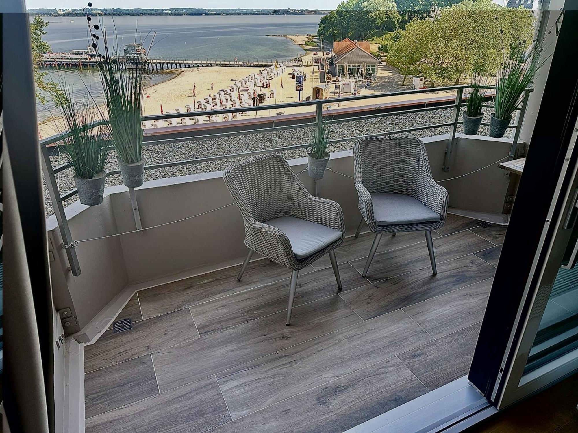 Fewo1846 Intermar - Kajuete Foerdeblick - Familienfreundliches Studioapartment Mit Balkon Und Meerblick Глюксбург Экстерьер фото